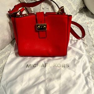 Red MK build-a-bond purse/cross body